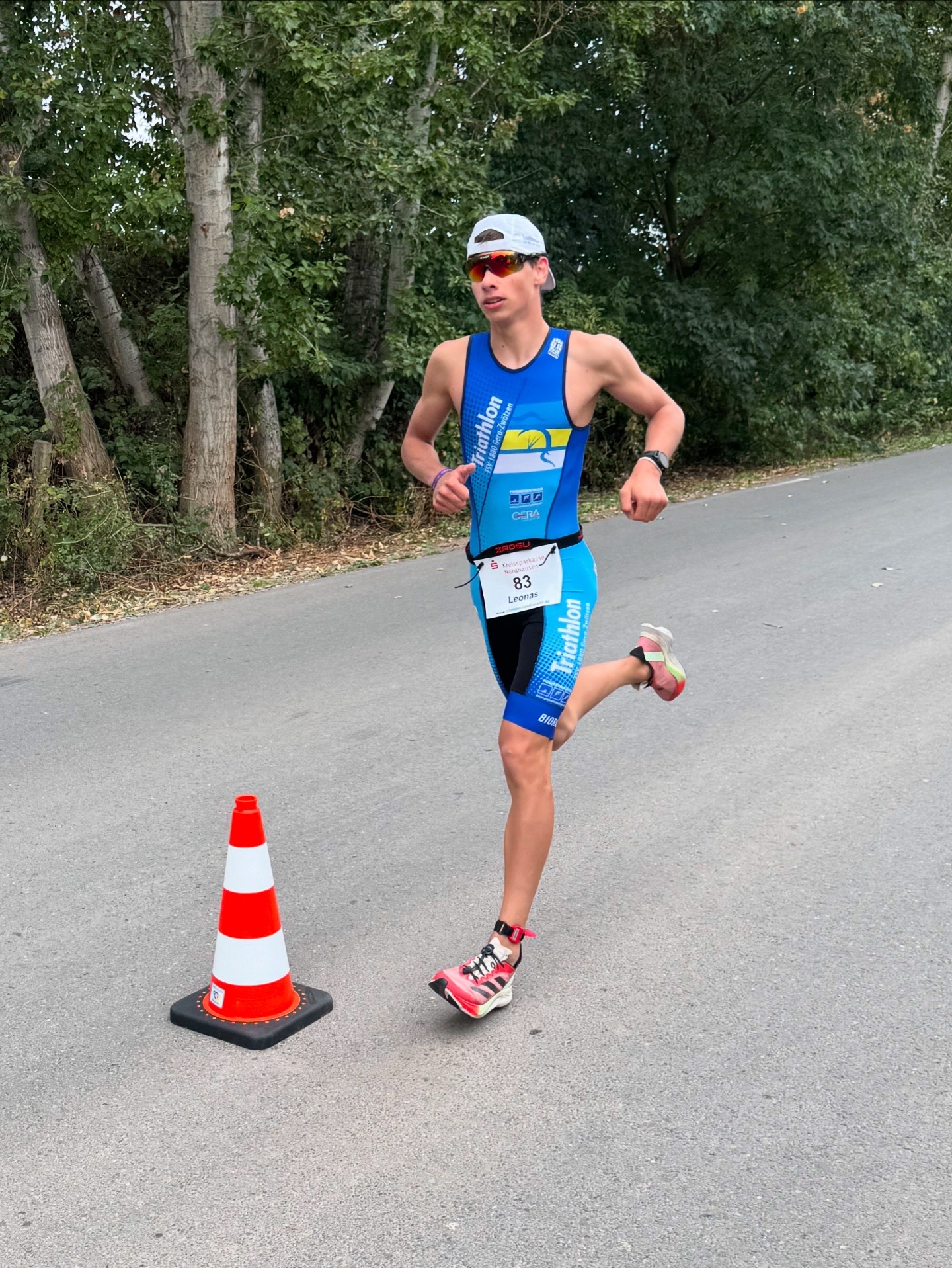 Leonas auf der 5km Laufstrecke