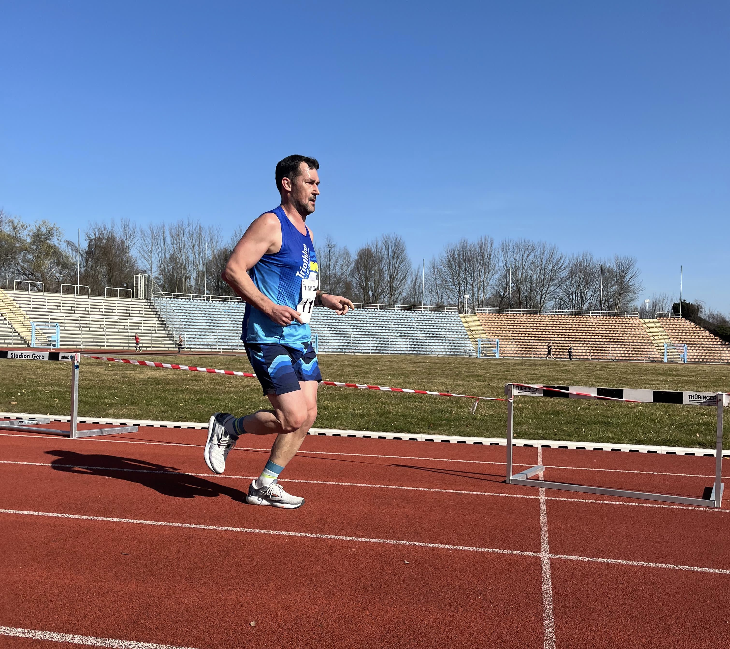 Ralf Graumüller beim Zieleinlauf