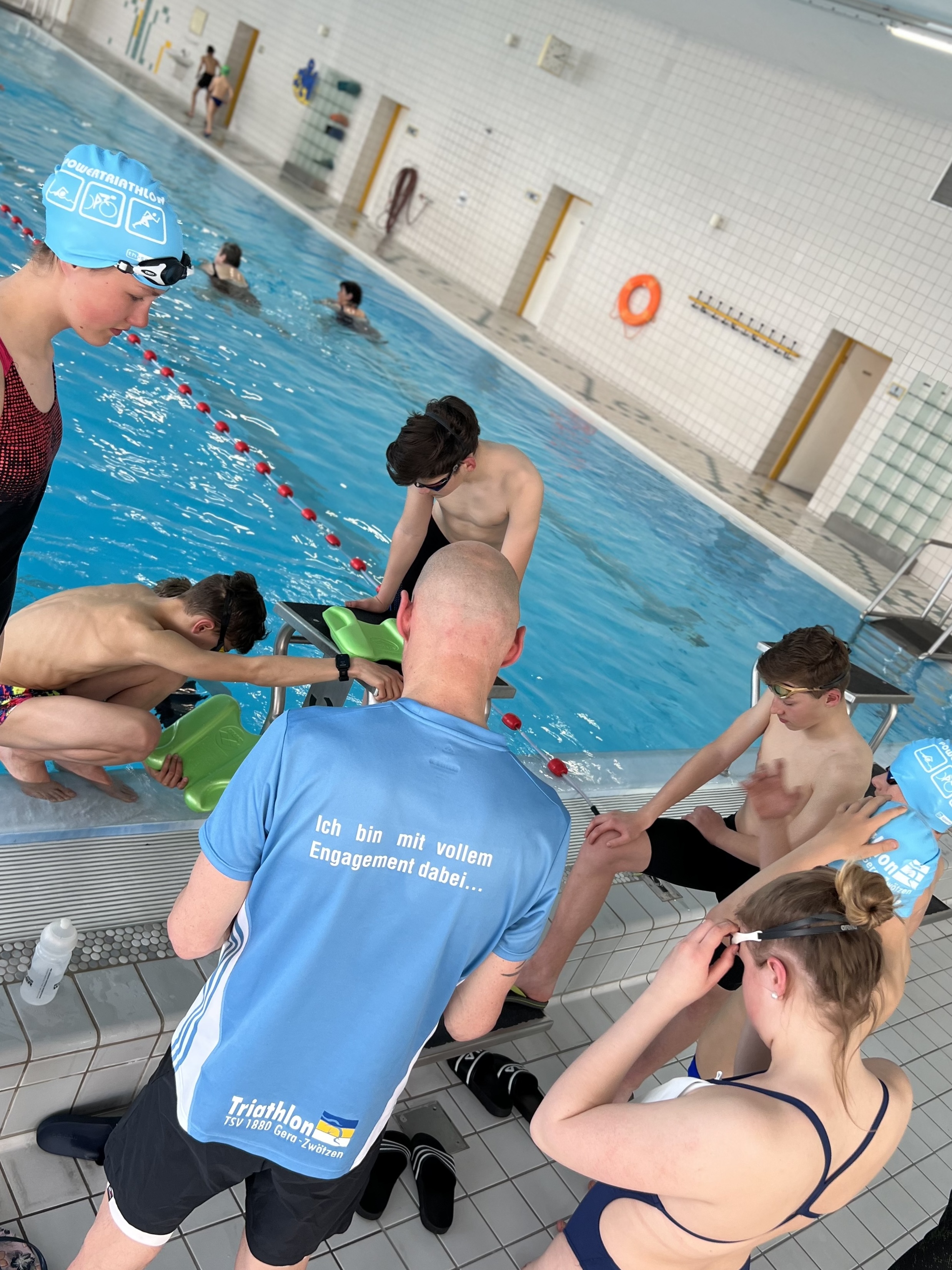 Schwimmtraining im Mühltal