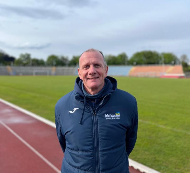 Ingo beim Training im Stadion der Freundschaft, wo auch sonst…