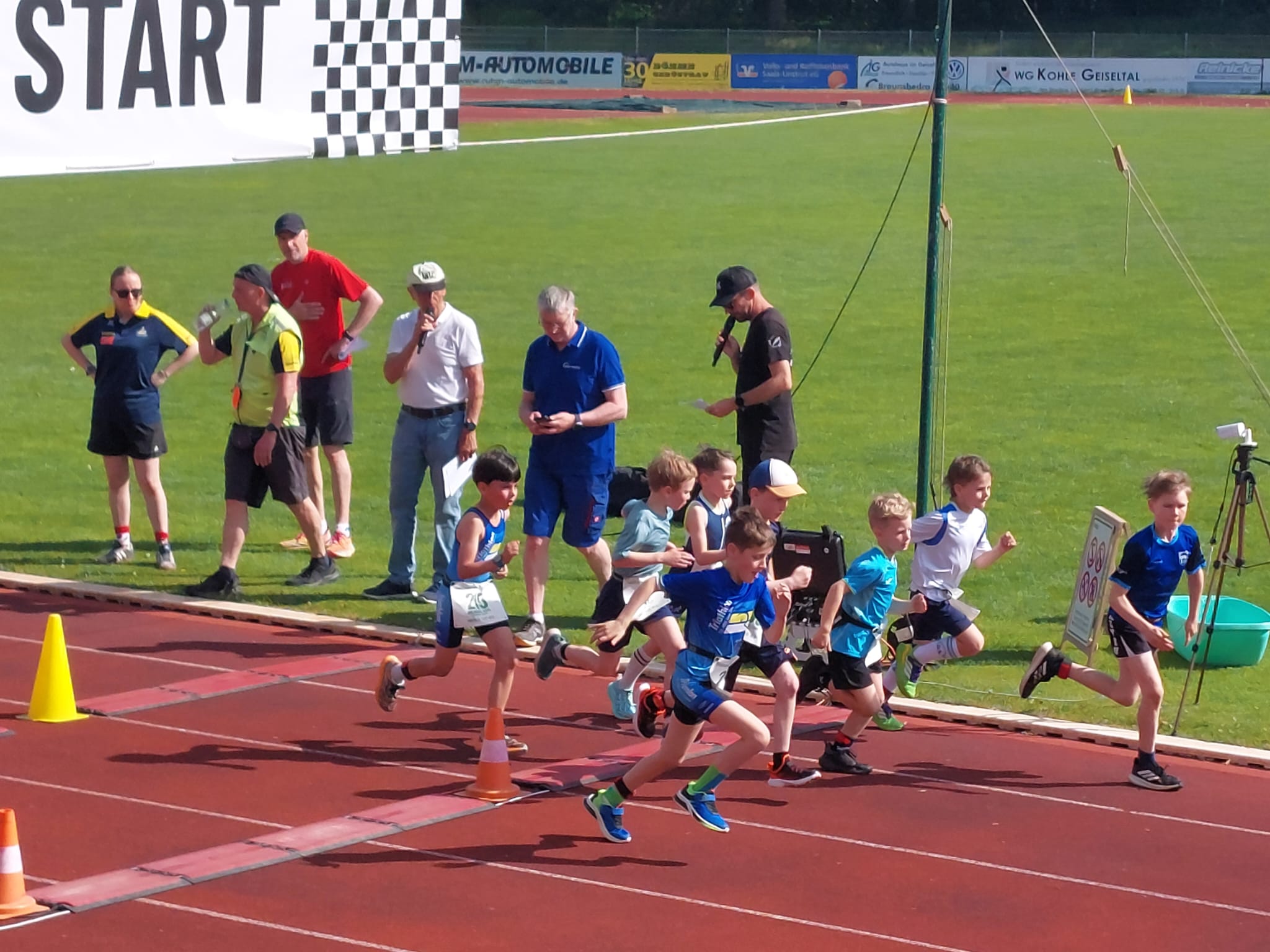 Start im Stadion Braunsbedra
