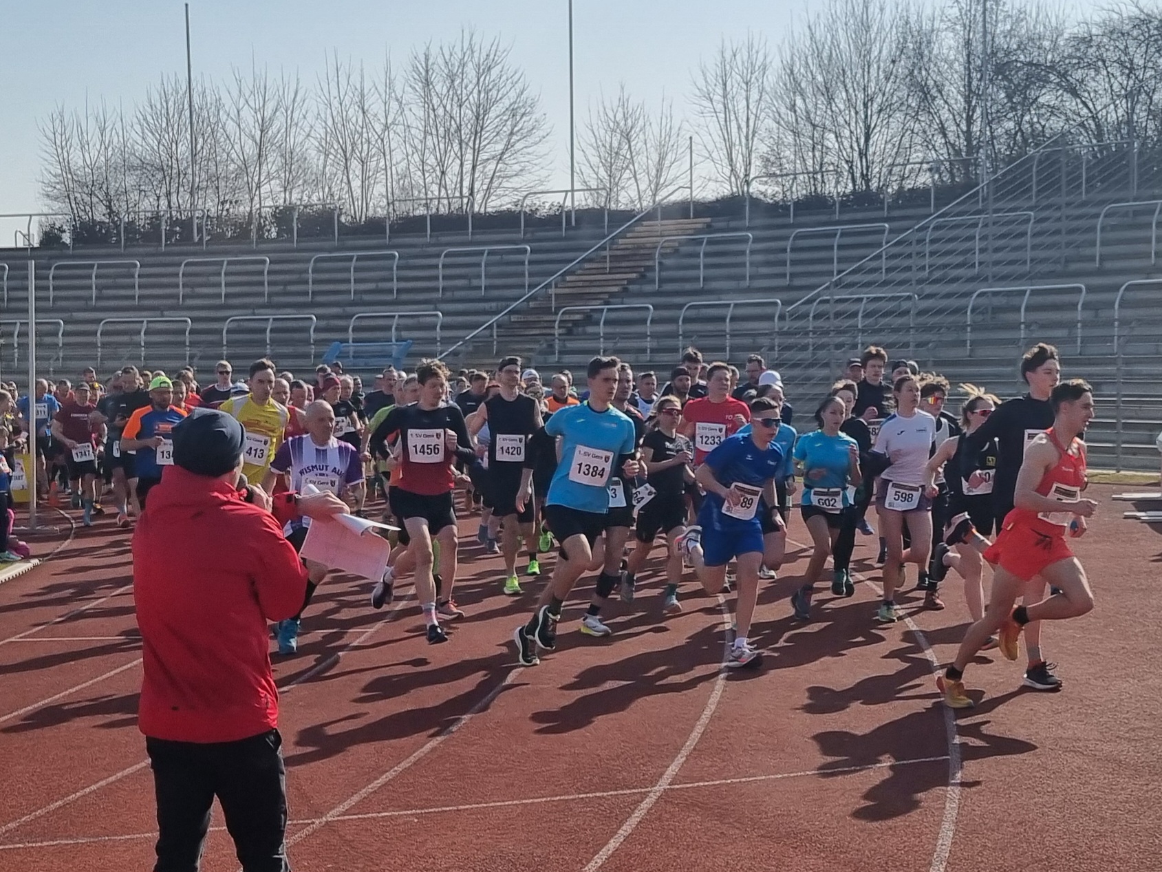 Start im Stadion der Freundschaft